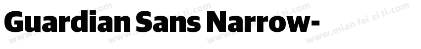 Guardian Sans Narrow字体转换